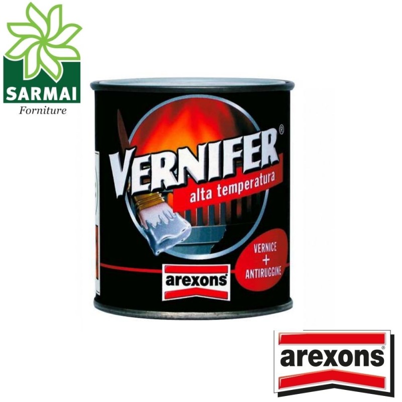 AREXONS VERNIFER SMALTO ANTIRUGGINE VERNICE GEL 500 ML ALTE TEMPERATURE 400°