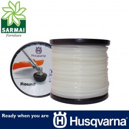 Husqvarna Round tondo bobina filo decespugliatore nylon Bianco Ø 3,3 mm 75 m