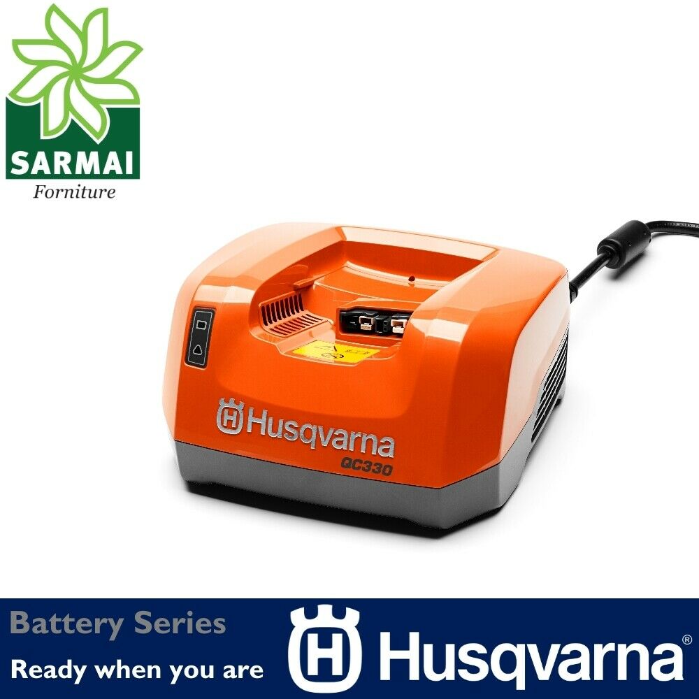 Battery Series HUSQVARNA QC330 caricababatterie batteria Li-on litio 330W 220V