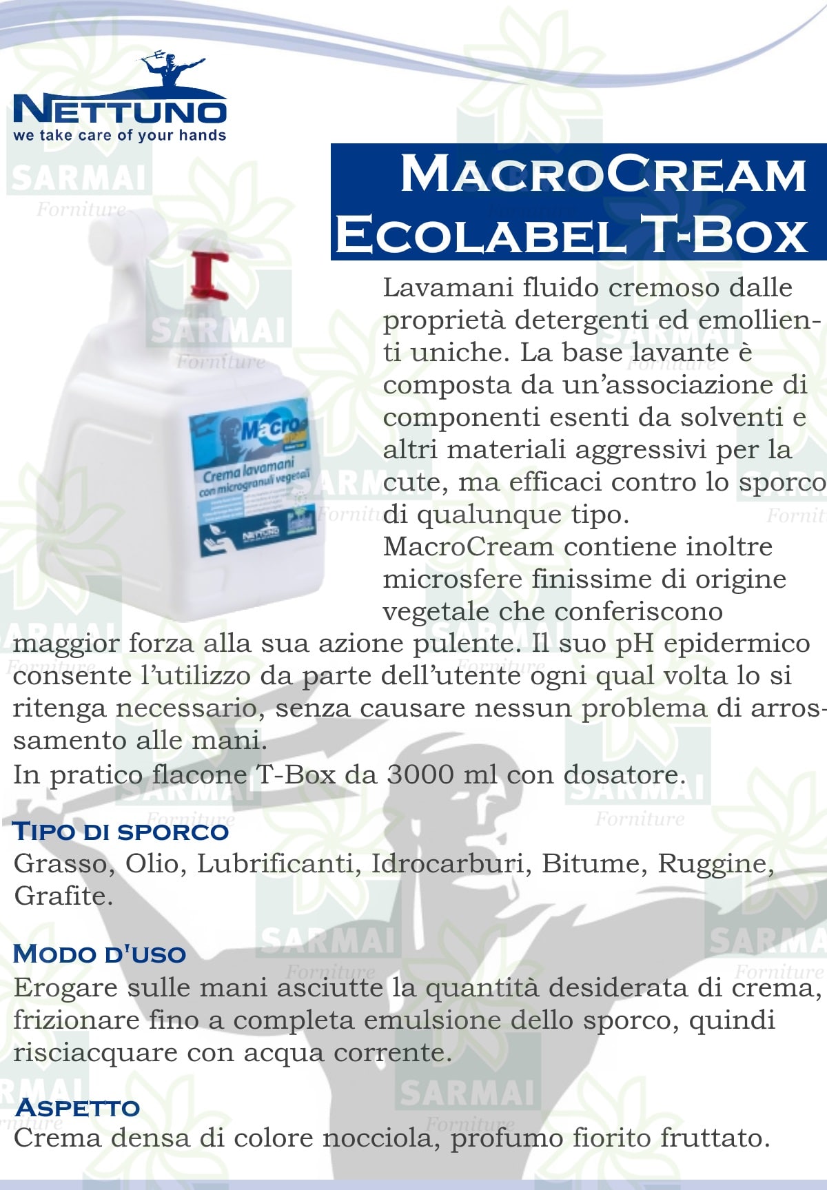 PASTA LAVAMANI LIQUIDA CON MICROGRANULI 3000 ML