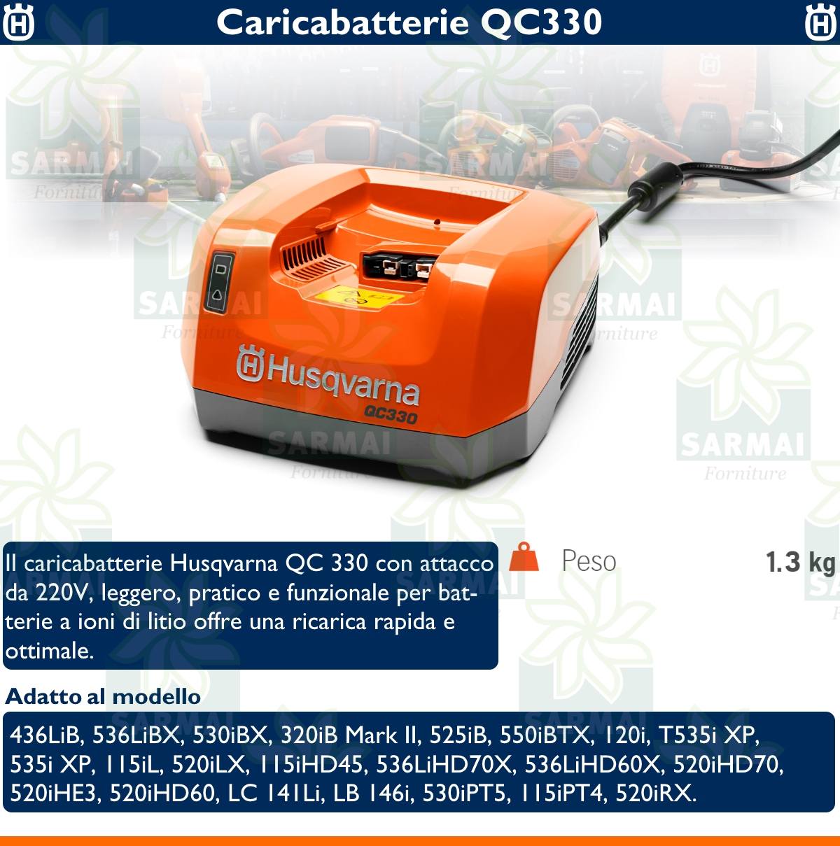 DESCRIZIONE BATTERIA QC330